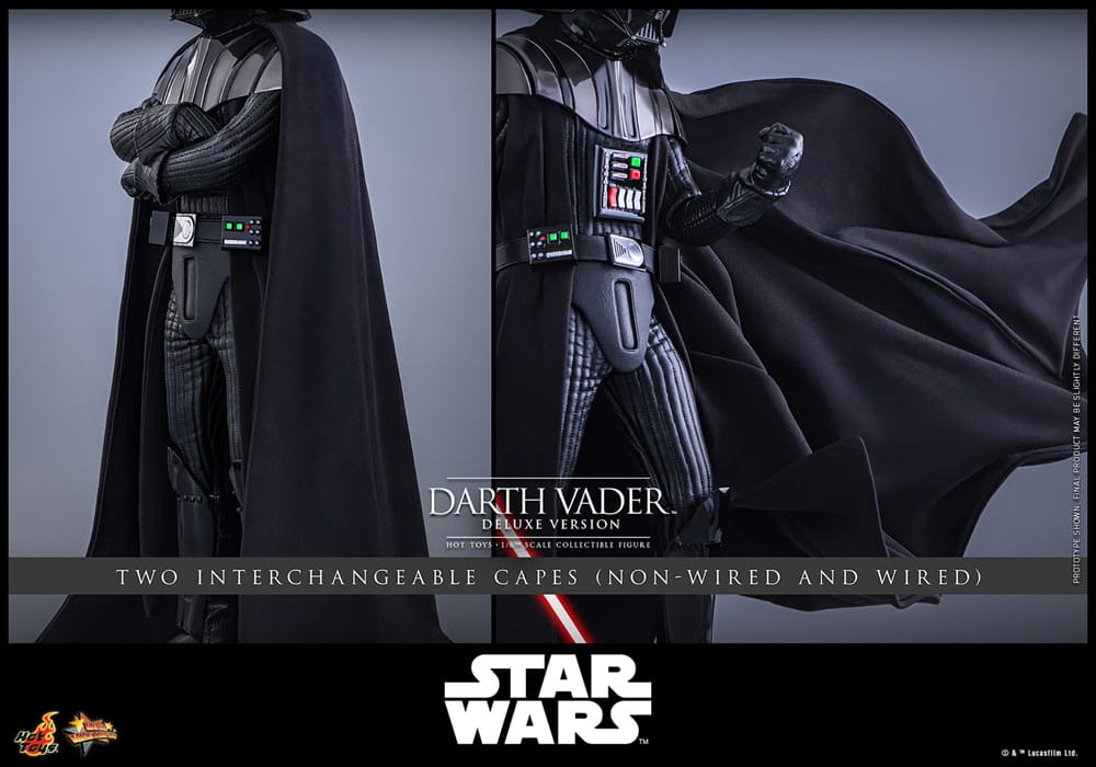 STAR WARS: EPISODIO III - LA VENGANZA DE LOS SITH FIGURA MOVIE MASTERPIECE 1/6 DARTH VADER (DELUXE VERSION) 35 CM - HOT TOYS - Imagen 14