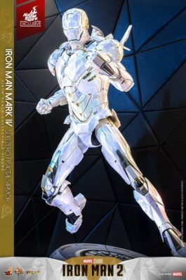 IRON MAN 2 MOVIE MASTERPIECE DIECAST 1/6 IRON MAN MARK IV (SUB-ZERO FRACTAL ARMOR) HOT TOYS EXCLUSIVE 33 CM – HOT TOYS