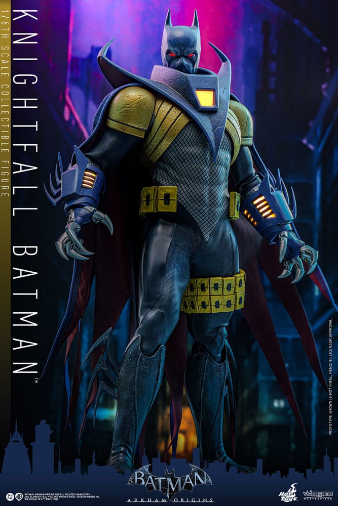 BATMAN: ARKHAM ORIGINS FIGURA VIDEOGAME MASTERPIECE 1/6 KNIGHTFALL BATMAN 32 CM - HOT TOYS - Imagen 14