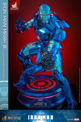 IRON MAN MOVIE MASTERPIECE DIECAST 1/6 IRON MAN MARK III (STEALTH MODE VER.) 2.0 HOT TOYS EXCLUSIVE 33 CM – HOT TOYS