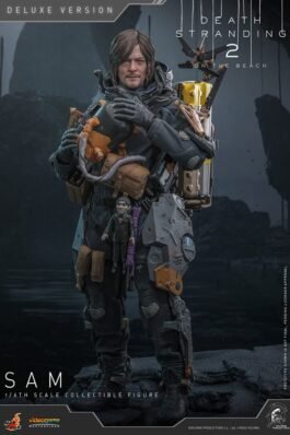 DEATH STRANDING 2: ON THE BEACH FIGURA VIDEOGAME MASTERPIECE 1/6 SAM (DELUXE VERSION) 31 CM – HOT TOYS