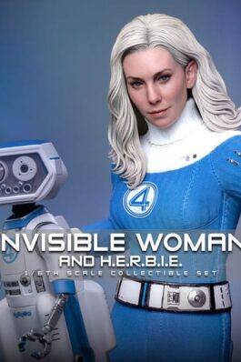 LOS CUATRO FANTÁSTICOS: PRIMEROS PASOS PACK DE 2 FIGURAS MOVIE MASTERPIECE 1/6 INVISIBLE WOMAN & H.E.R.B.I.E. 28 CM – HOT TOYS