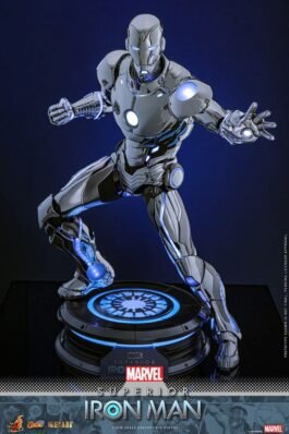 MARVEL FIGURA DIECAST COMIC MASTERPIECE 1/6 SUPERIOR IRON MAN 32 CM – HOT TOYS