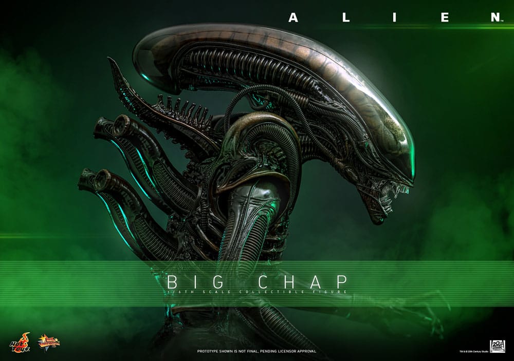 ALIEN FIGURA MOVIE MASTERPIECE 1/6 BIG CHAP 36 CM - HOT TOYS - Imagen 2