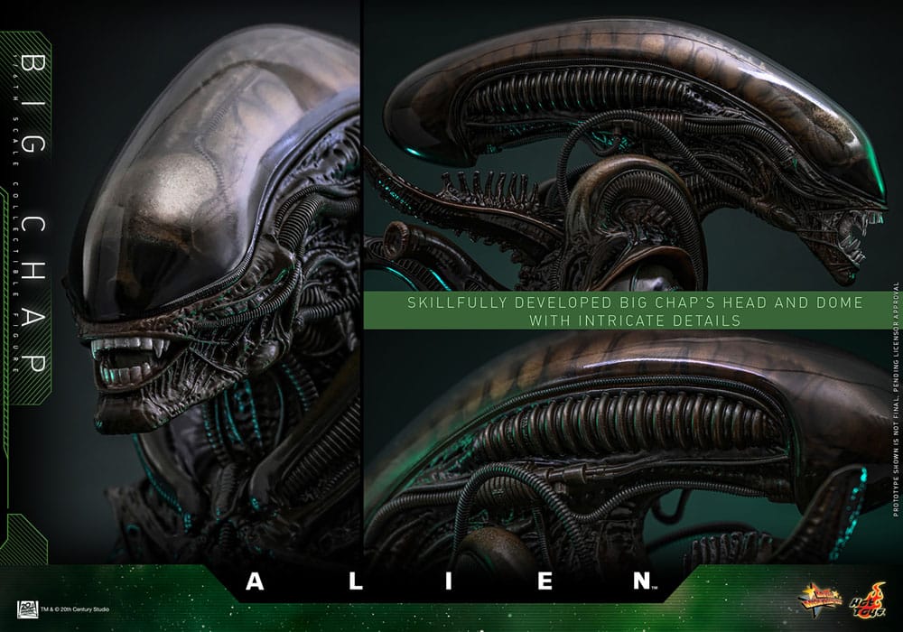 ALIEN FIGURA MOVIE MASTERPIECE 1/6 BIG CHAP 36 CM - HOT TOYS - Imagen 14