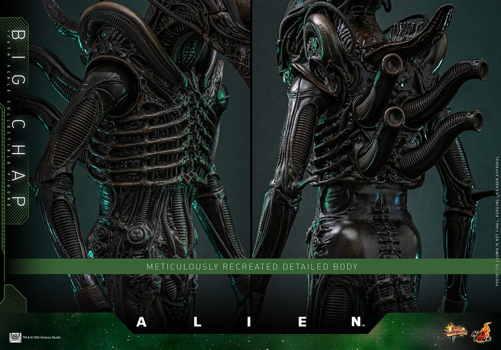 ALIEN FIGURA MOVIE MASTERPIECE 1/6 BIG CHAP 36 CM - HOT TOYS - Imagen 16