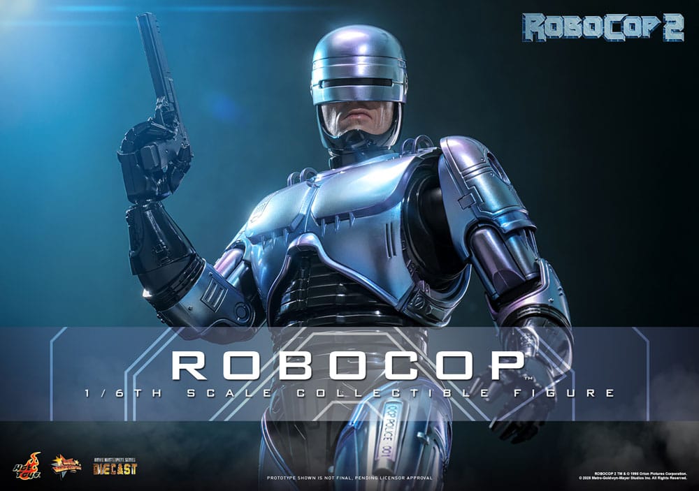 ROBOCOP 2 MOVIE MASTERPIECE DIECAST 1/6 ROBOCOP 30 CM - HOT TOYS - Imagen 2
