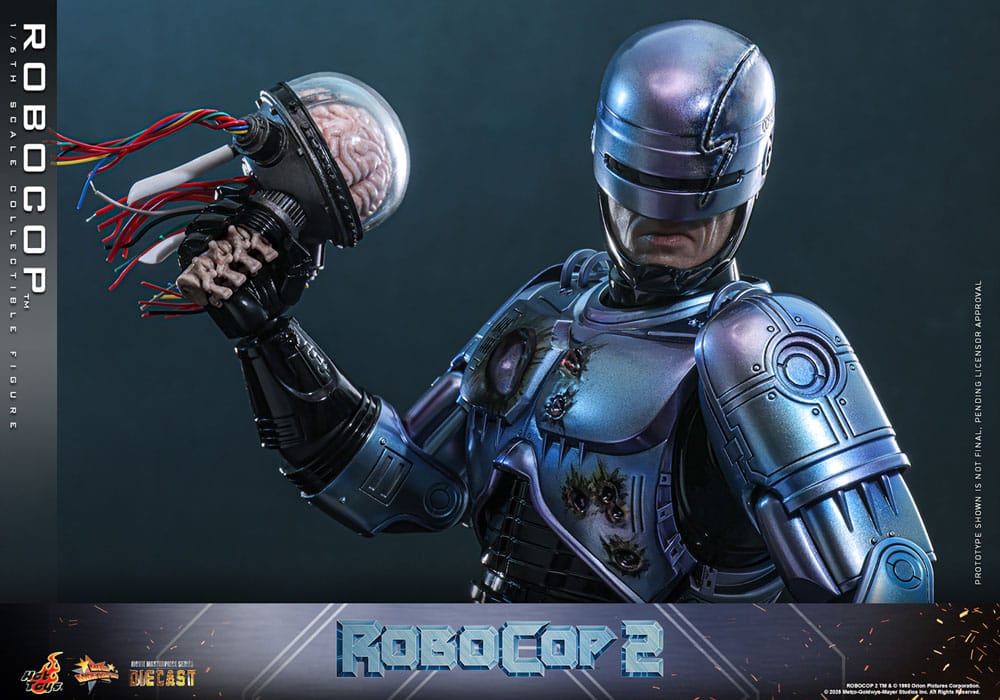 ROBOCOP 2 MOVIE MASTERPIECE DIECAST 1/6 ROBOCOP 30 CM - HOT TOYS - Imagen 13