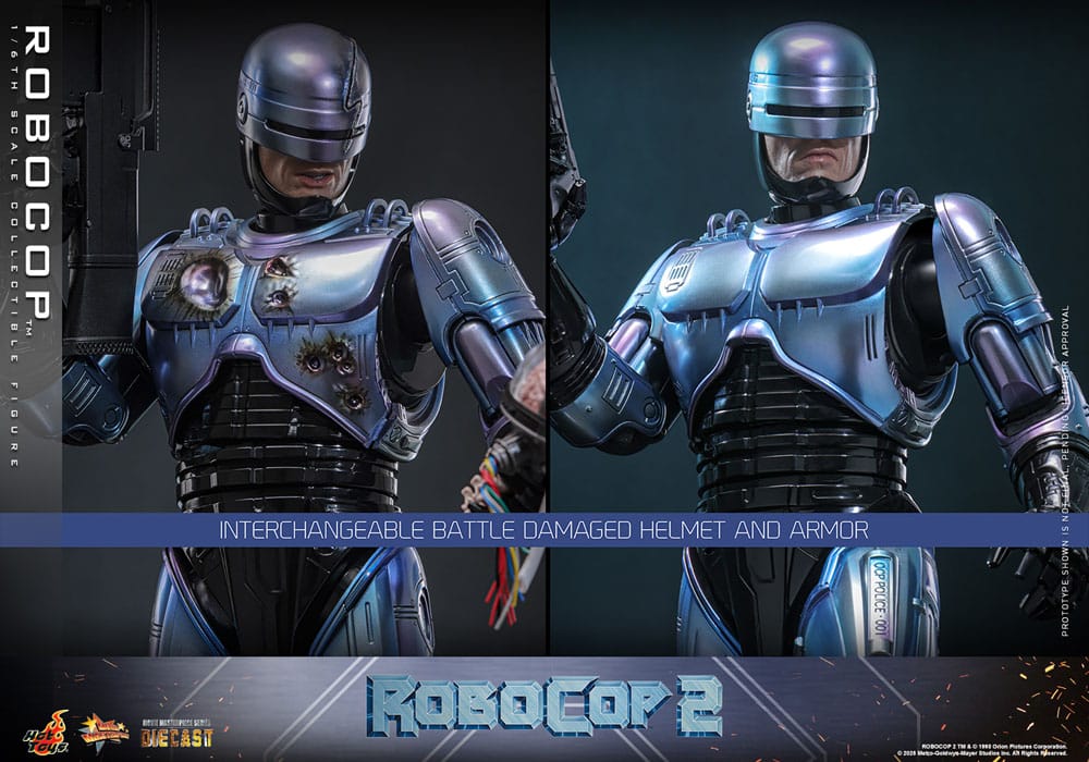 ROBOCOP 2 MOVIE MASTERPIECE DIECAST 1/6 ROBOCOP 30 CM - HOT TOYS - Imagen 20