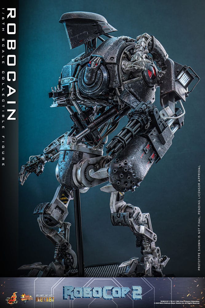 ROBOCOP 2 MOVIE MASTERPIECE DIECAST 1/6 ROBOCAIN 40 CM - HOT TOYS - Imagen 3