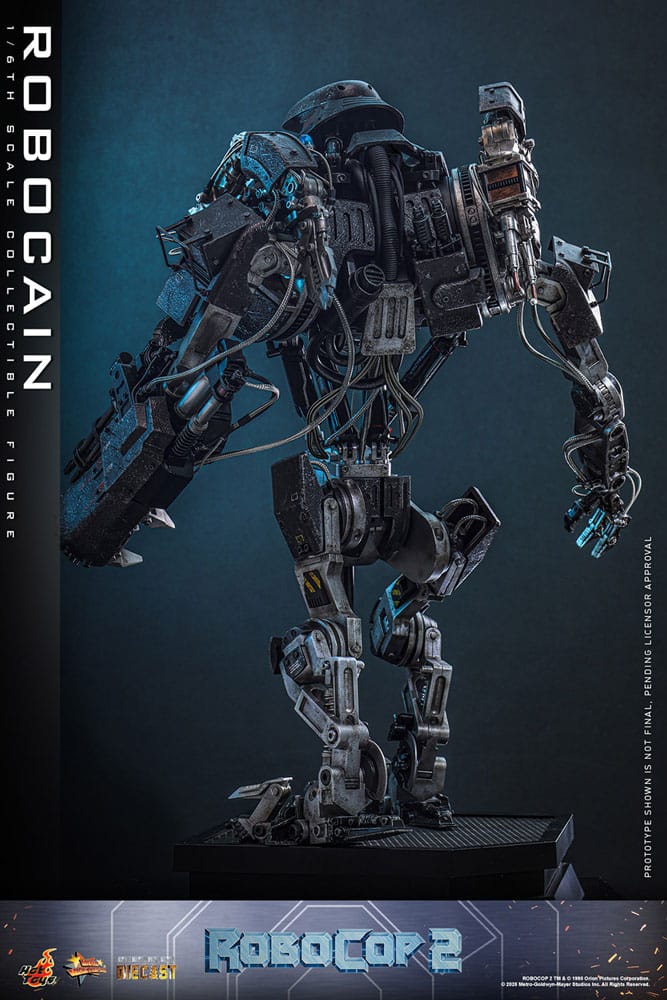 ROBOCOP 2 MOVIE MASTERPIECE DIECAST 1/6 ROBOCAIN 40 CM - HOT TOYS - Imagen 4