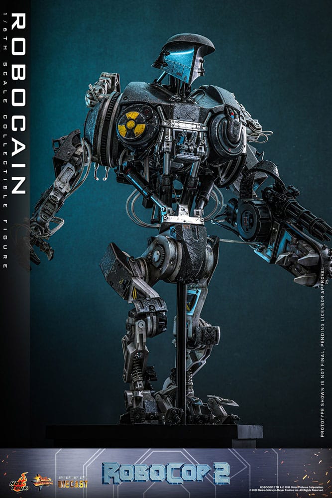 ROBOCOP 2 MOVIE MASTERPIECE DIECAST 1/6 ROBOCAIN 40 CM - HOT TOYS - Imagen 8