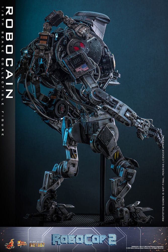 ROBOCOP 2 MOVIE MASTERPIECE DIECAST 1/6 ROBOCAIN 40 CM - HOT TOYS - Imagen 9