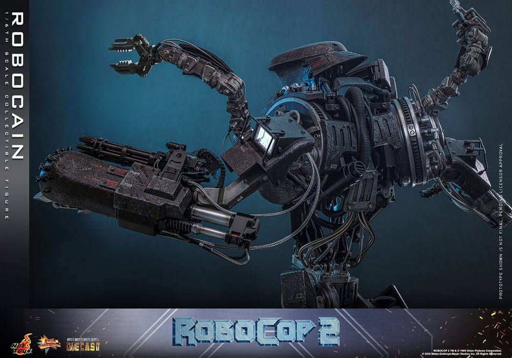 ROBOCOP 2 MOVIE MASTERPIECE DIECAST 1/6 ROBOCAIN 40 CM - HOT TOYS - Imagen 11
