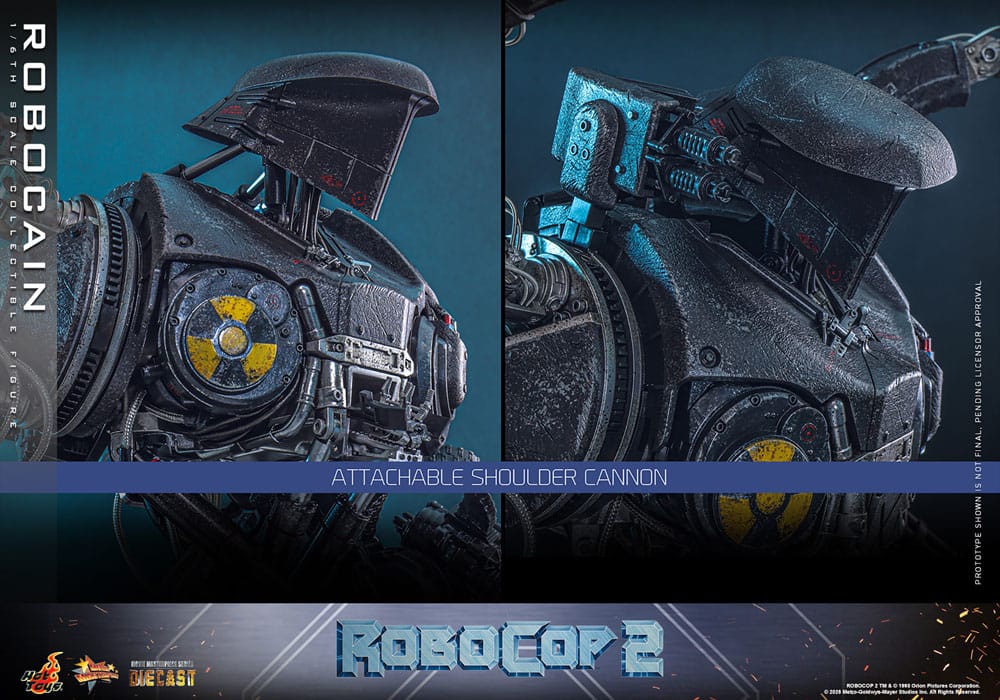 ROBOCOP 2 MOVIE MASTERPIECE DIECAST 1/6 ROBOCAIN 40 CM - HOT TOYS - Imagen 19