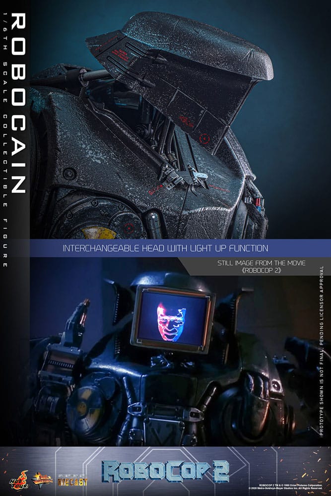 ROBOCOP 2 MOVIE MASTERPIECE DIECAST 1/6 ROBOCAIN 40 CM - HOT TOYS - Imagen 21