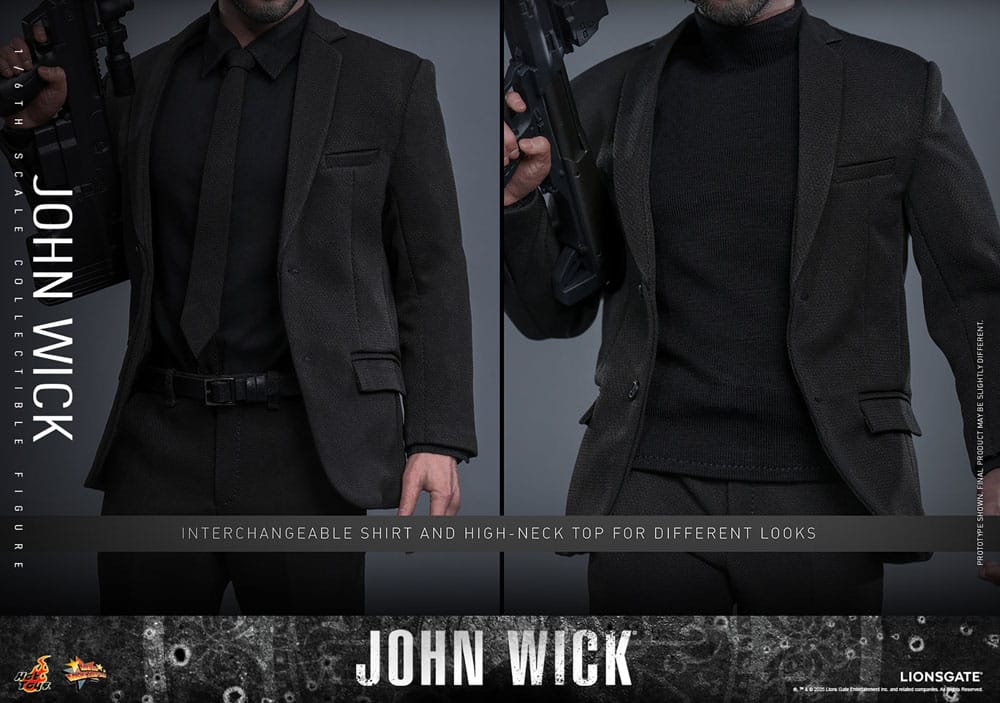 JOHN WICK FIGURA MOVIE MASTERPIECE 1/6 JOHN WICK 31 CM - HOT TOYS - Imagen 20