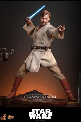 STAR WARS: EPISODIO III – LA VENGANZA DE LOS SITH FIGURA MOVIE MASTERPIECE 1/6 OBI-WAN KENOBI (MUSTAFAR) 31 CM – HOT TOYS