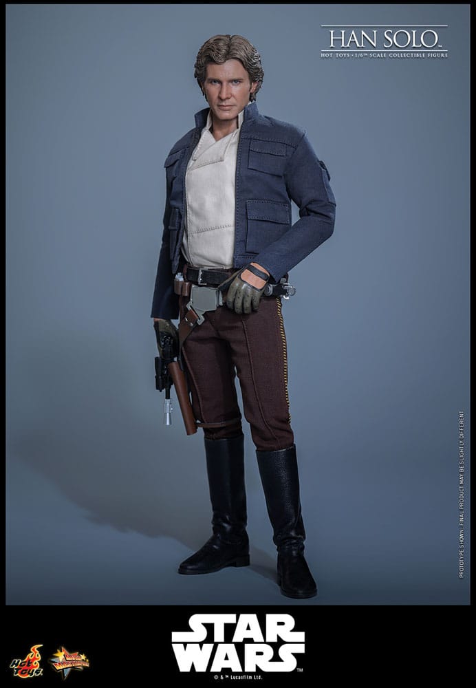 STAR WARS EPISODE V FIGURA MOVIE MASTERPIECE 1/6 HAN SOLO 31 CM - HOT TOYS - Imagen 7