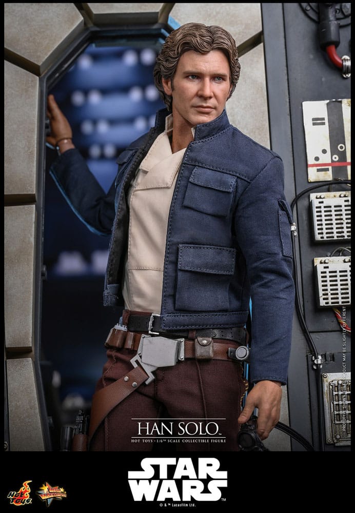 STAR WARS EPISODE V FIGURA MOVIE MASTERPIECE 1/6 HAN SOLO 31 CM - HOT TOYS - Imagen 10