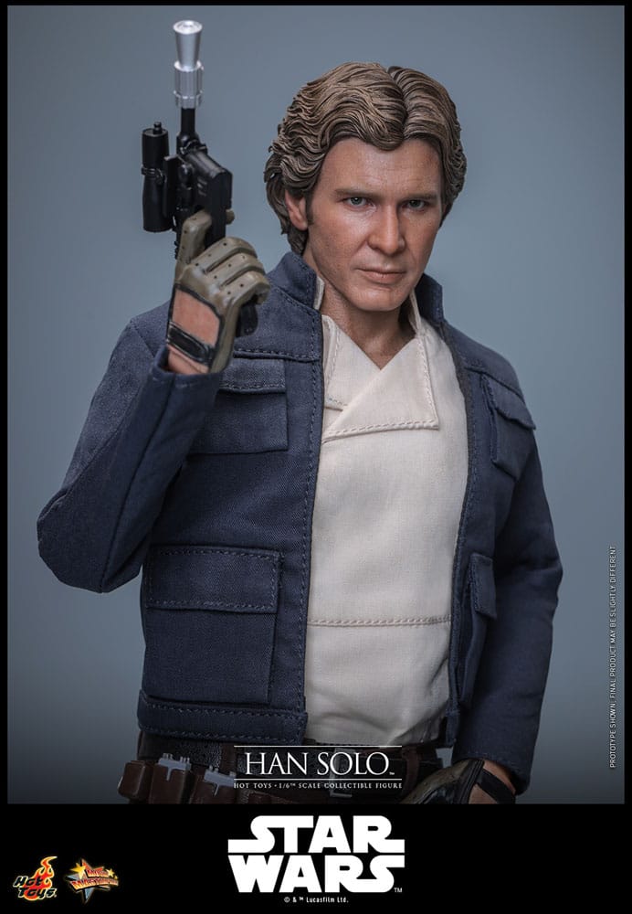 STAR WARS EPISODE V FIGURA MOVIE MASTERPIECE 1/6 HAN SOLO 31 CM - HOT TOYS - Imagen 12