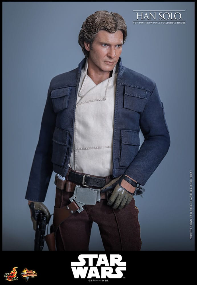 STAR WARS EPISODE V FIGURA MOVIE MASTERPIECE 1/6 HAN SOLO 31 CM - HOT TOYS - Imagen 14