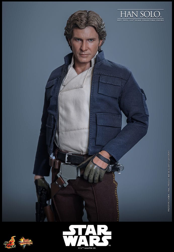 STAR WARS EPISODE V FIGURA MOVIE MASTERPIECE 1/6 HAN SOLO 31 CM - HOT TOYS - Imagen 15