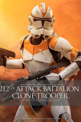 STAR WARS: THE CLONE WARS FIGURA 1/6 212TH ATTACK BATTALION CLONE TROOPER 30 CM – HOT TOYS