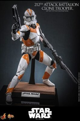 STAR WARS: THE CLONE WARS FIGURA 1/6 212TH ATTACK BATTALION CLONE TROOPER 30 CM – HOT TOYS