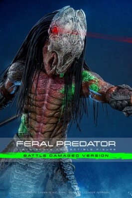 PREY FIGURA 1/6 FERAL PREDATOR (BATTLE DAMAGED VERSION) 37 CM – HOT TOYS