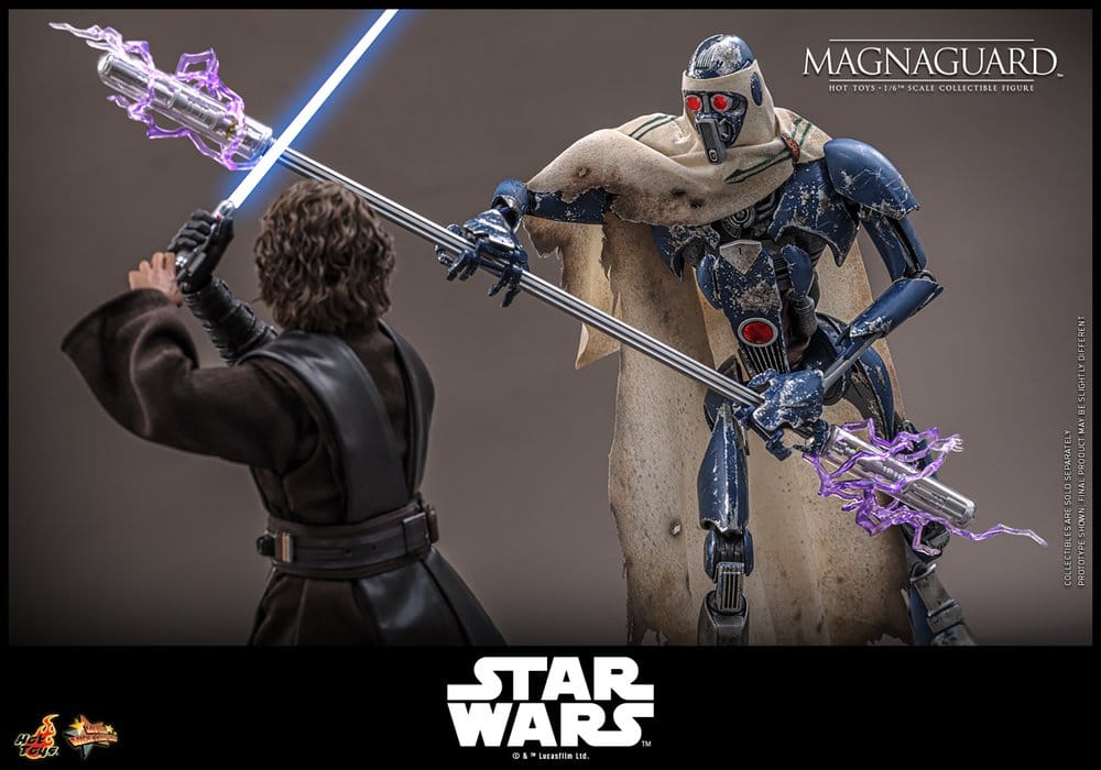 STAR WARS: THE CLONE WARS FIGURA 1/6 MAGNAGUARD 34 CM - HOT TOYS - Imagen 13