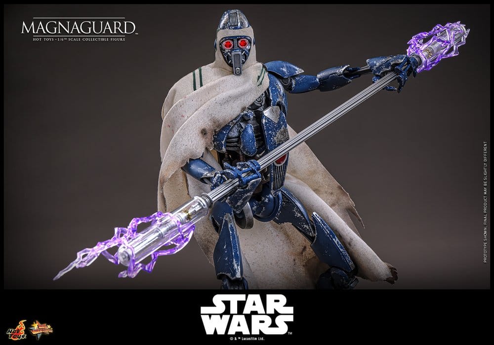 STAR WARS: THE CLONE WARS FIGURA 1/6 MAGNAGUARD 34 CM - HOT TOYS - Imagen 15