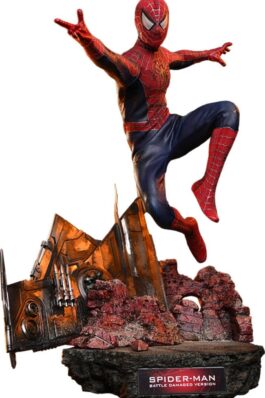 SPIDER-MAN FIGURA MOVIE MASTERPIECE 1/6 SPIDER-MAN (BATTLE DAMAGED VERSION) 30 CM – HOT TOYS