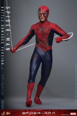 SPIDER-MAN FIGURA MOVIE MASTERPIECE 1/6 SPIDER-MAN (BATTLE DAMAGED VERSION) 30 CM – HOT TOYS