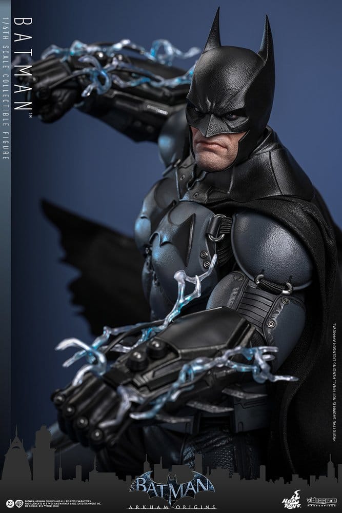 BATMAN ARKHAM ORIGINS FIGURA VIDEOGAME MASTERPIECE 1/6 BATMAN 33 CM - HOT TOYS - Imagen 11