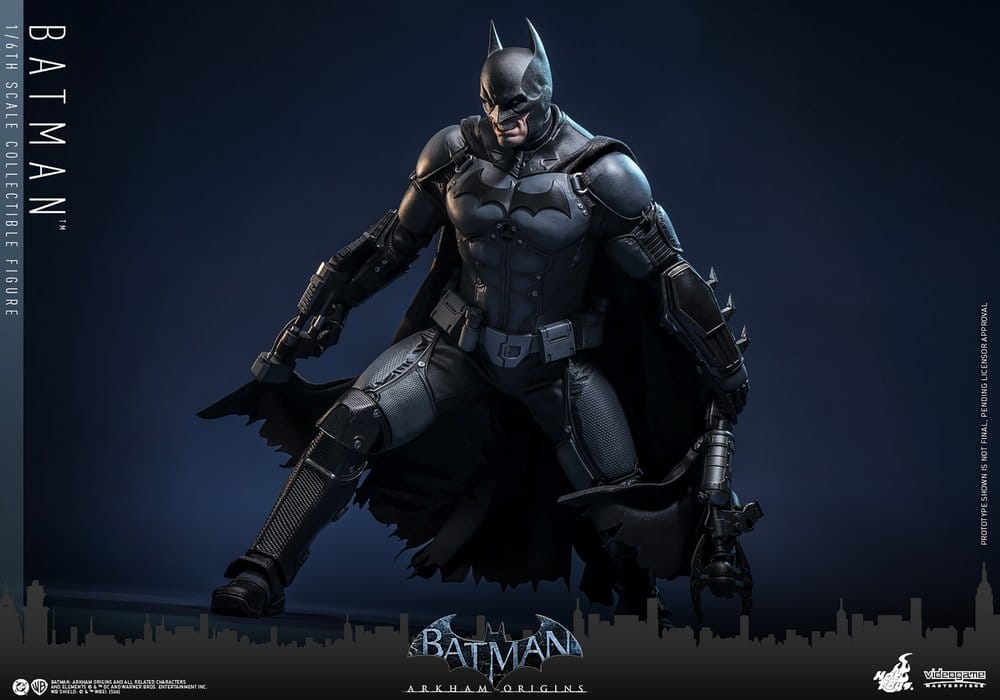 BATMAN ARKHAM ORIGINS FIGURA VIDEOGAME MASTERPIECE 1/6 BATMAN 33 CM - HOT TOYS - Imagen 14