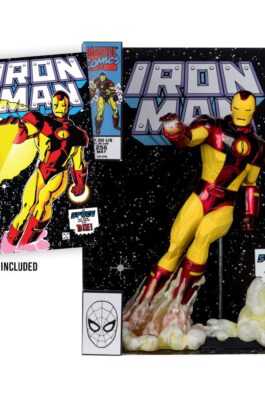 IRON MAN (IRON MAN #256) – MARVEL – 1/6 SCALE COLLECTIBLE FIGURE W/SCENE – 26 CM – MCFARLANE TOYS
