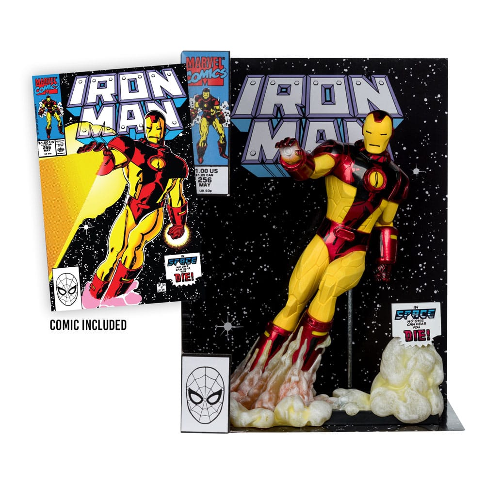 IRON MAN (IRON MAN #256) - MARVEL - 1/6 SCALE COLLECTIBLE FIGURE W/SCENE - 26 CM - MCFARLANE TOYS - Imagen 2