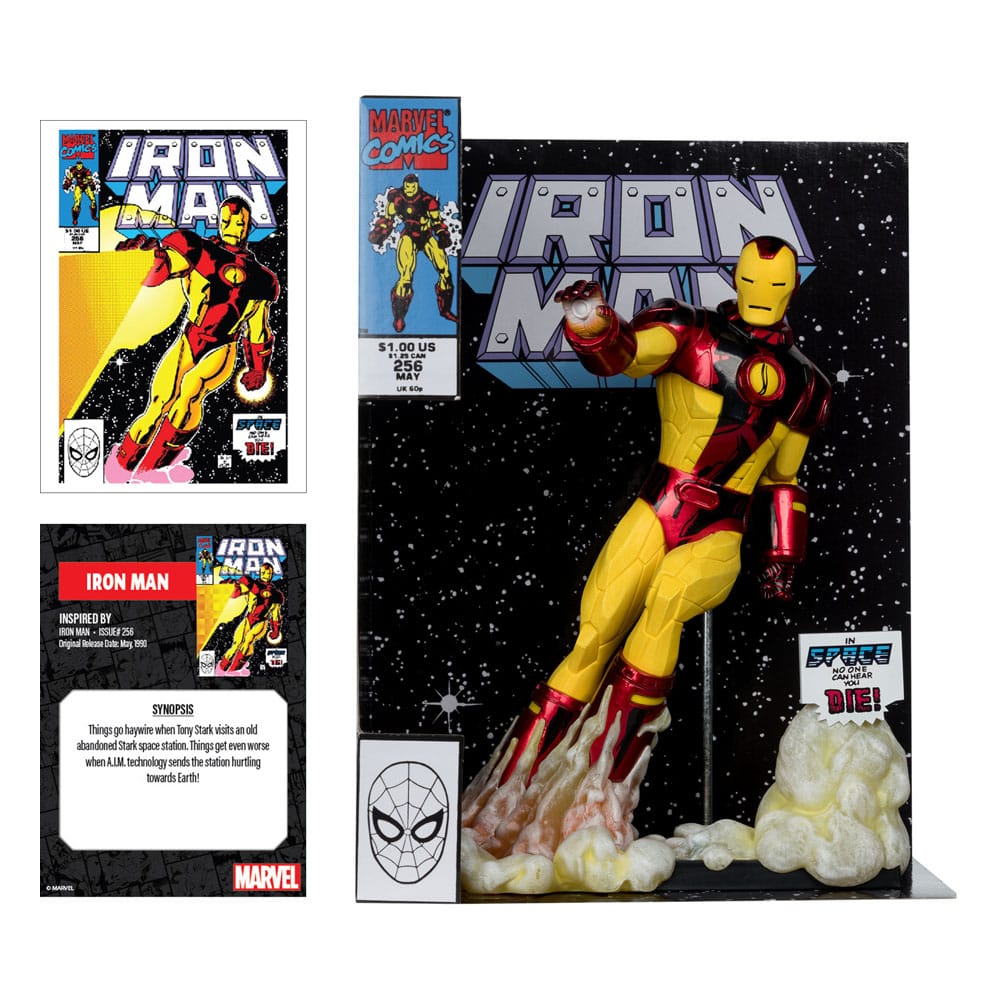 IRON MAN (IRON MAN #256) - MARVEL - 1/6 SCALE COLLECTIBLE FIGURE W/SCENE - 26 CM - MCFARLANE TOYS - Imagen 3