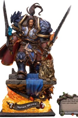 VARIAN WRYNN – BLIZZARD HEARTHSTONE – 1/6 SCALE PREMIUM STATUE – HEX COLLECTIBLES