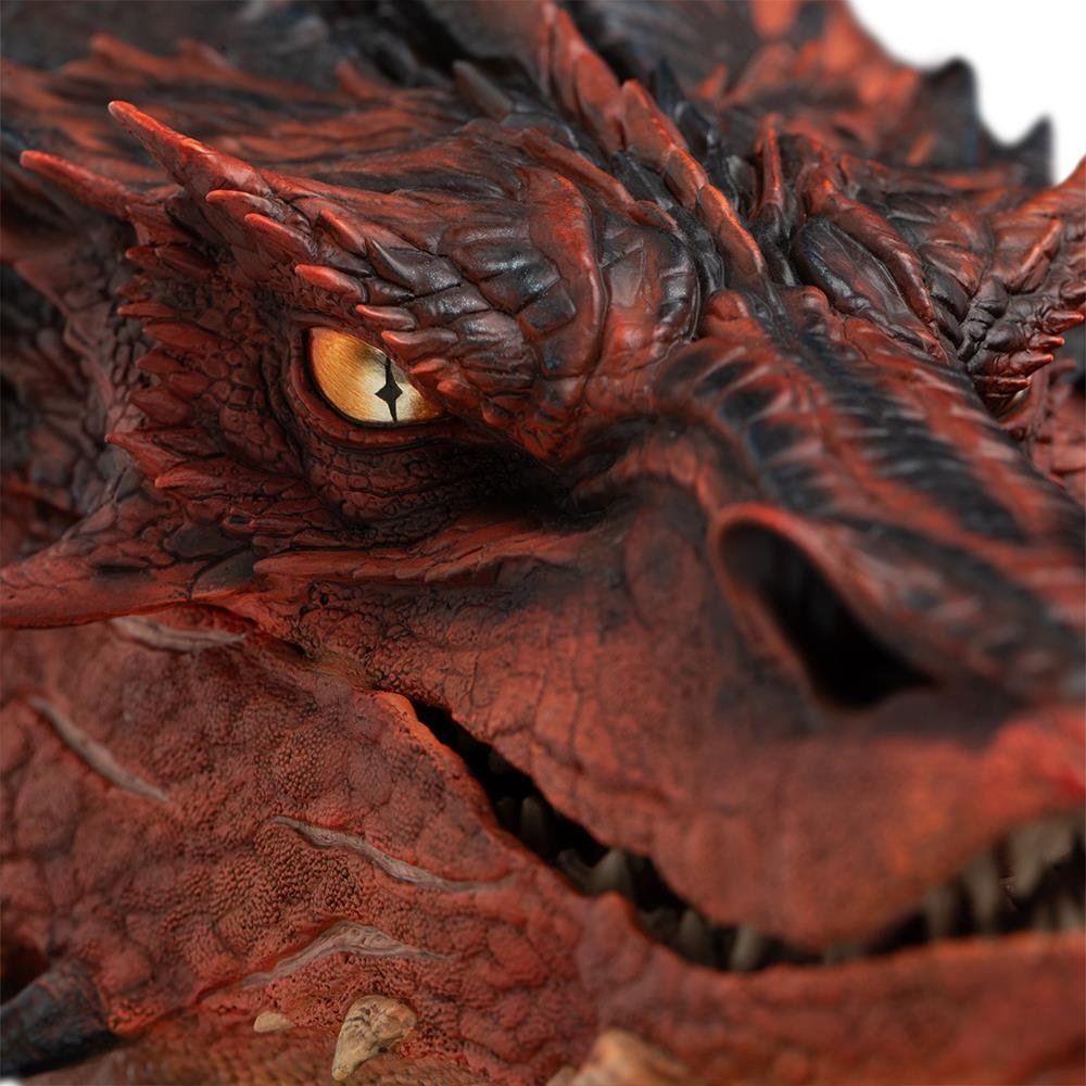 SMAUG THE TERRIBLE - THE HOBBIT - BUST - WETA WORKSHOP - Imagen 7