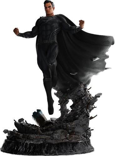 SUPERMAN BLACK SUIT 1/4 - ZACK SNYDER'S JUSTICE LEAGUE - 1/4 SCALE STATUE - WETA WORKSHOP - Imagen 2