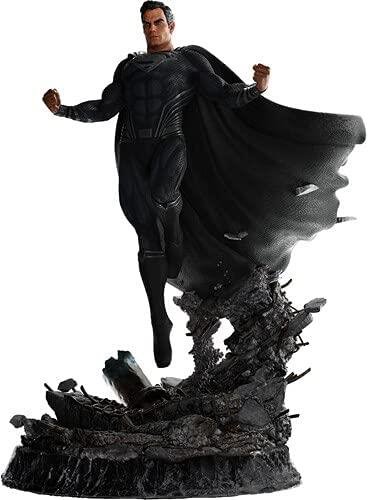 SUPERMAN BLACK SUIT 1/4 - ZACK SNYDER'S JUSTICE LEAGUE - 1/4 SCALE STATUE - WETA WORKSHOP - Imagen 3