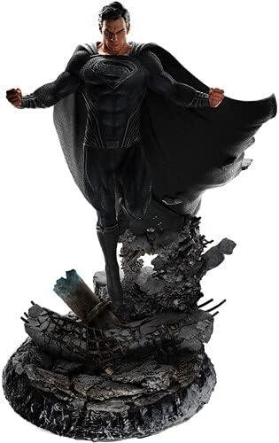 SUPERMAN BLACK SUIT 1/4 - ZACK SNYDER'S JUSTICE LEAGUE - 1/4 SCALE STATUE - WETA WORKSHOP - Imagen 5