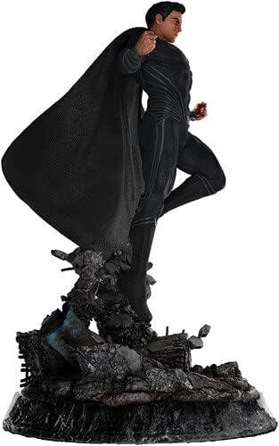 SUPERMAN BLACK SUIT 1/4 - ZACK SNYDER'S JUSTICE LEAGUE - 1/4 SCALE STATUE - WETA WORKSHOP - Imagen 9