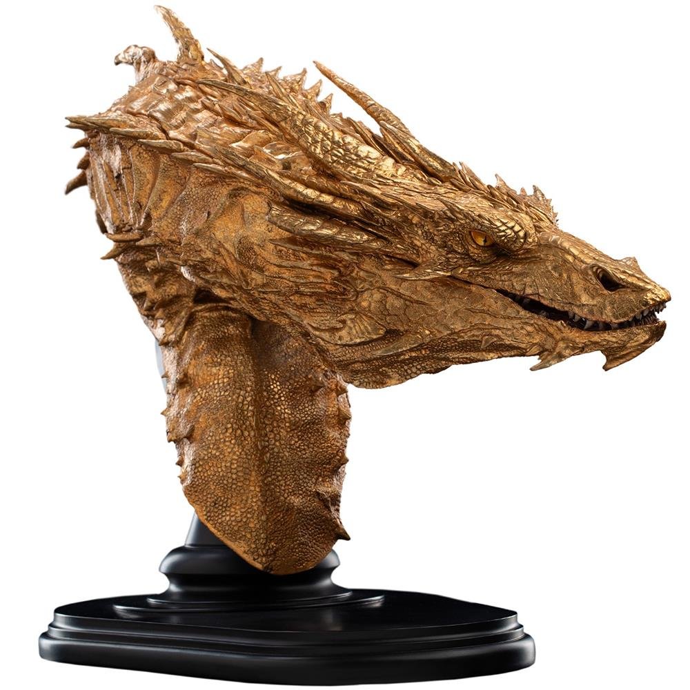 SMAUG THE GOLDEN LIMITED EDITION - THE HOBBIT TRILOGY - BUST - WETA WORKSHOP - Imagen 3