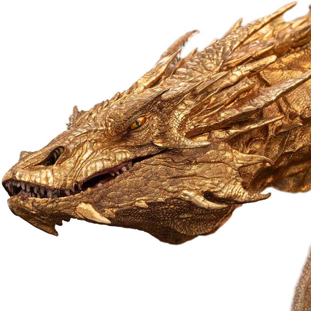 SMAUG THE GOLDEN LIMITED EDITION - THE HOBBIT TRILOGY - BUST - WETA WORKSHOP - Imagen 7