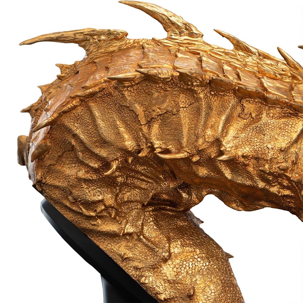 SMAUG THE GOLDEN LIMITED EDITION - THE HOBBIT TRILOGY - BUST - WETA WORKSHOP - Imagen 8