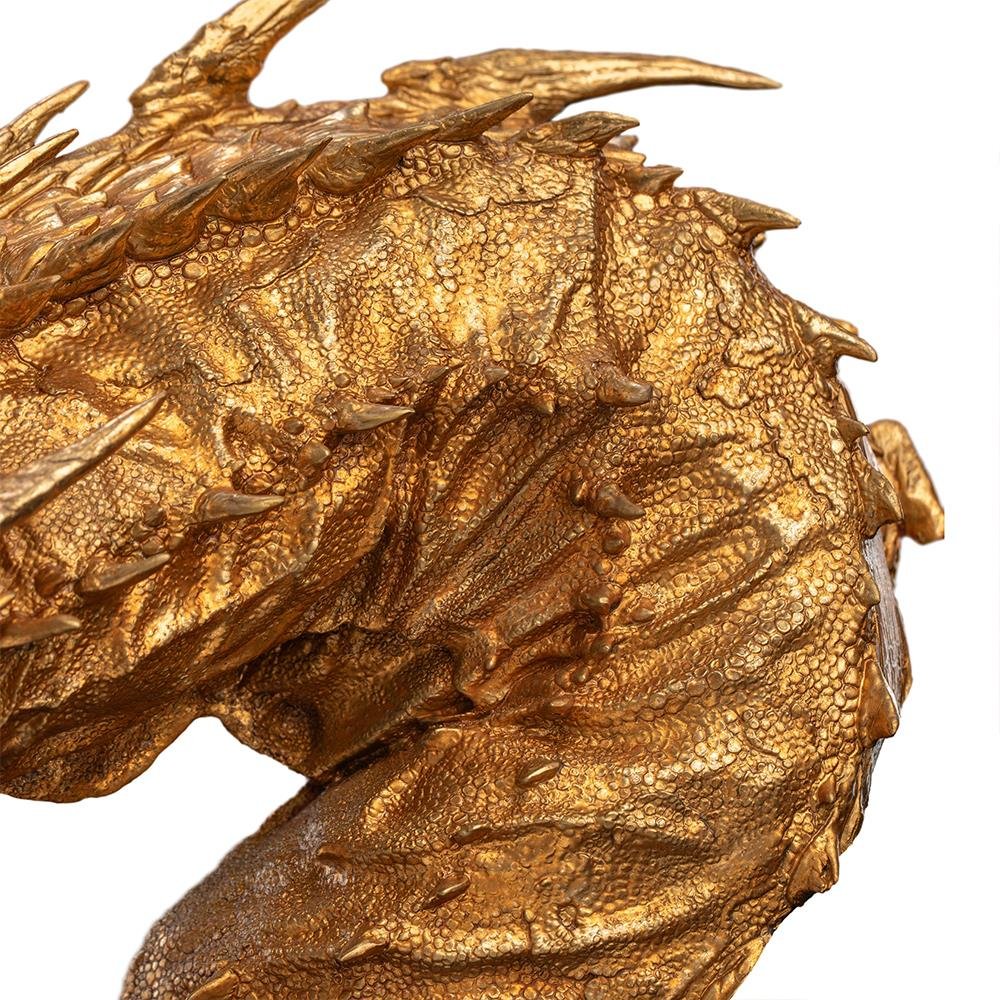 SMAUG THE GOLDEN LIMITED EDITION - THE HOBBIT TRILOGY - BUST - WETA WORKSHOP - Imagen 9