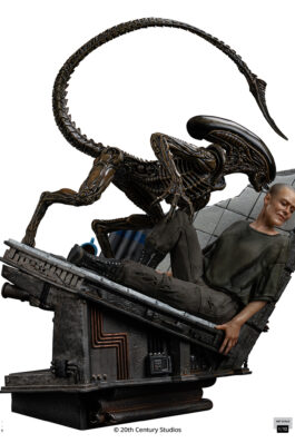 ELLEN RIPLEY AND DOG ALIEN – ALIEN 3 – ART SCALE 1/10 – IRON STUDIOS